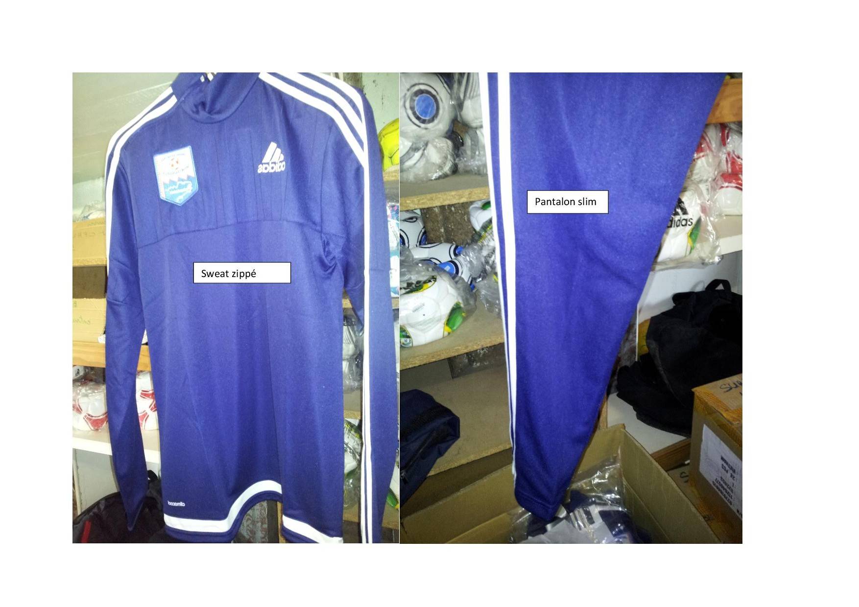 Image de l'article Arrivage survêtements taille s et kways adultes