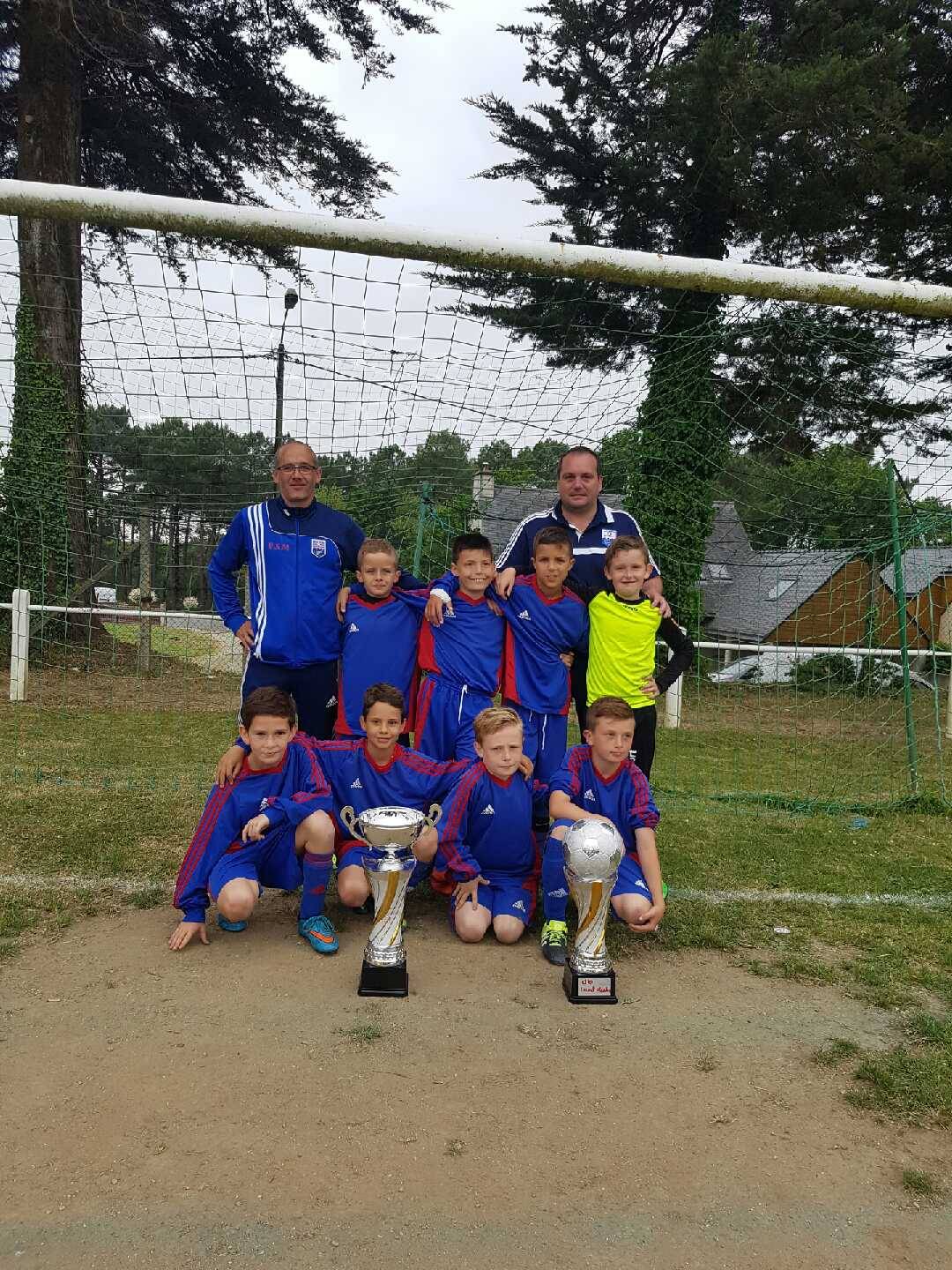 Image de l'article Les U10 et les U11 remportent le tournoi de Locoal Mendon