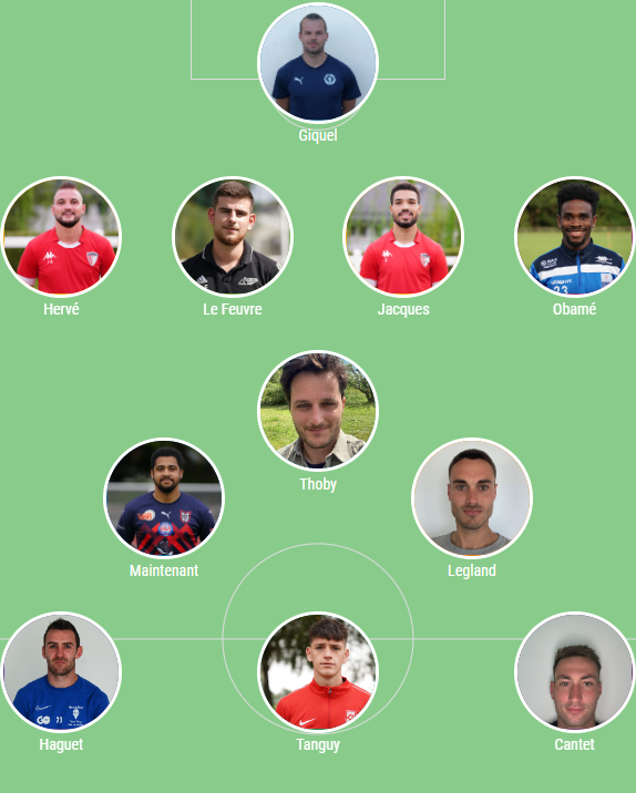 Image de l'article Azaria Obamé dans l\'équipe type du Télégramme