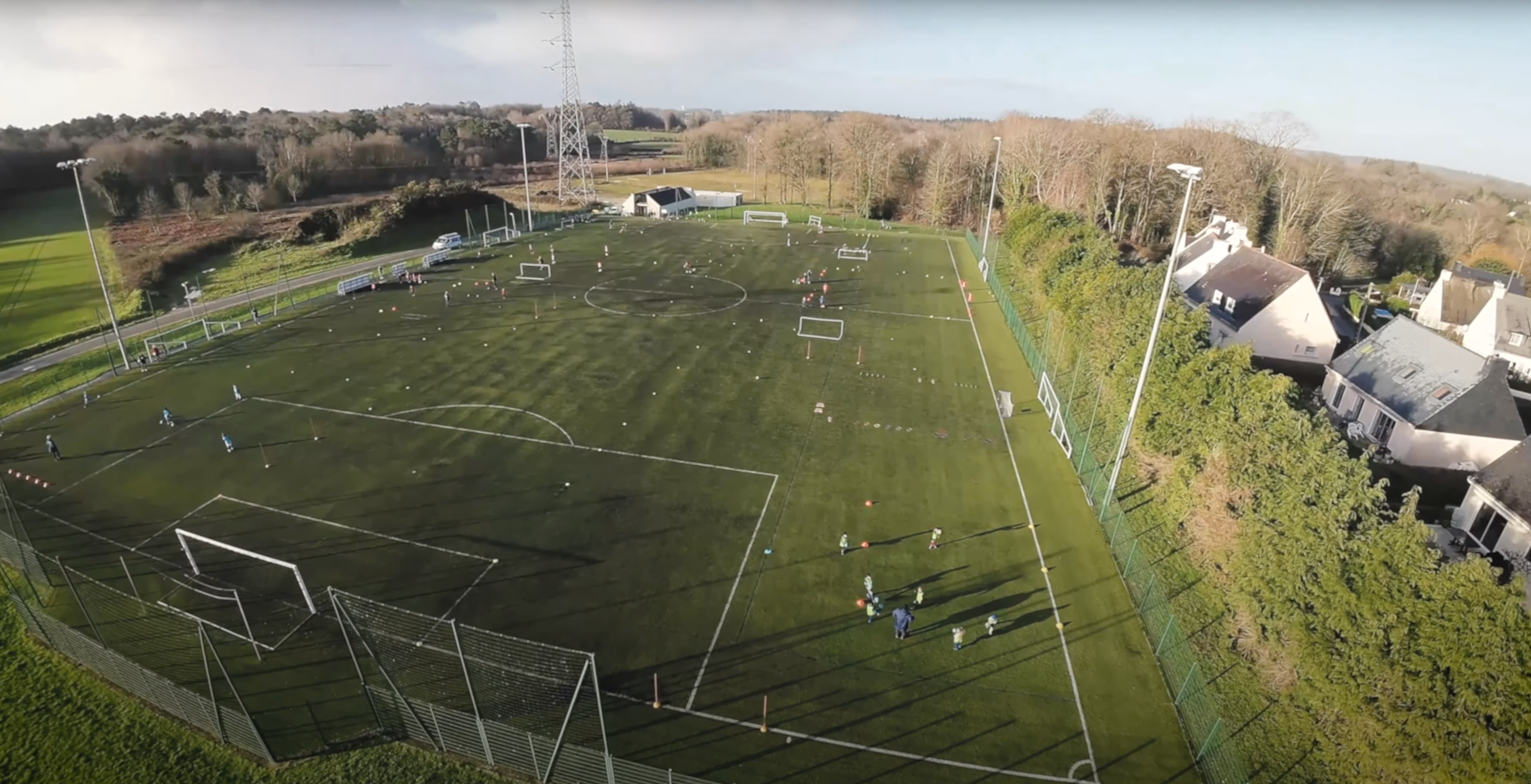 Le Gorée, dans les airs