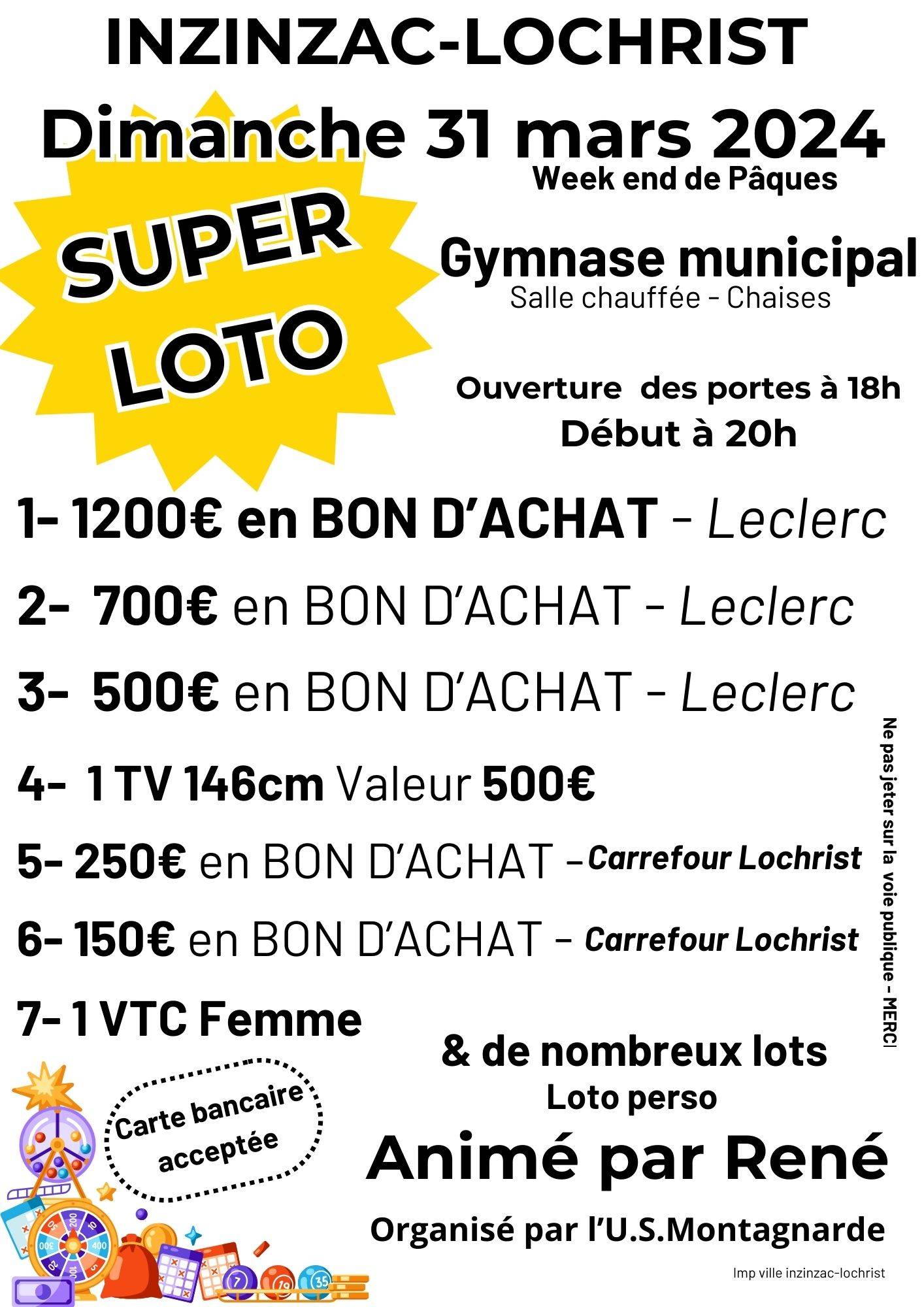 Image de l'article Super Loto de l\'USM le dimanche 31 mars !