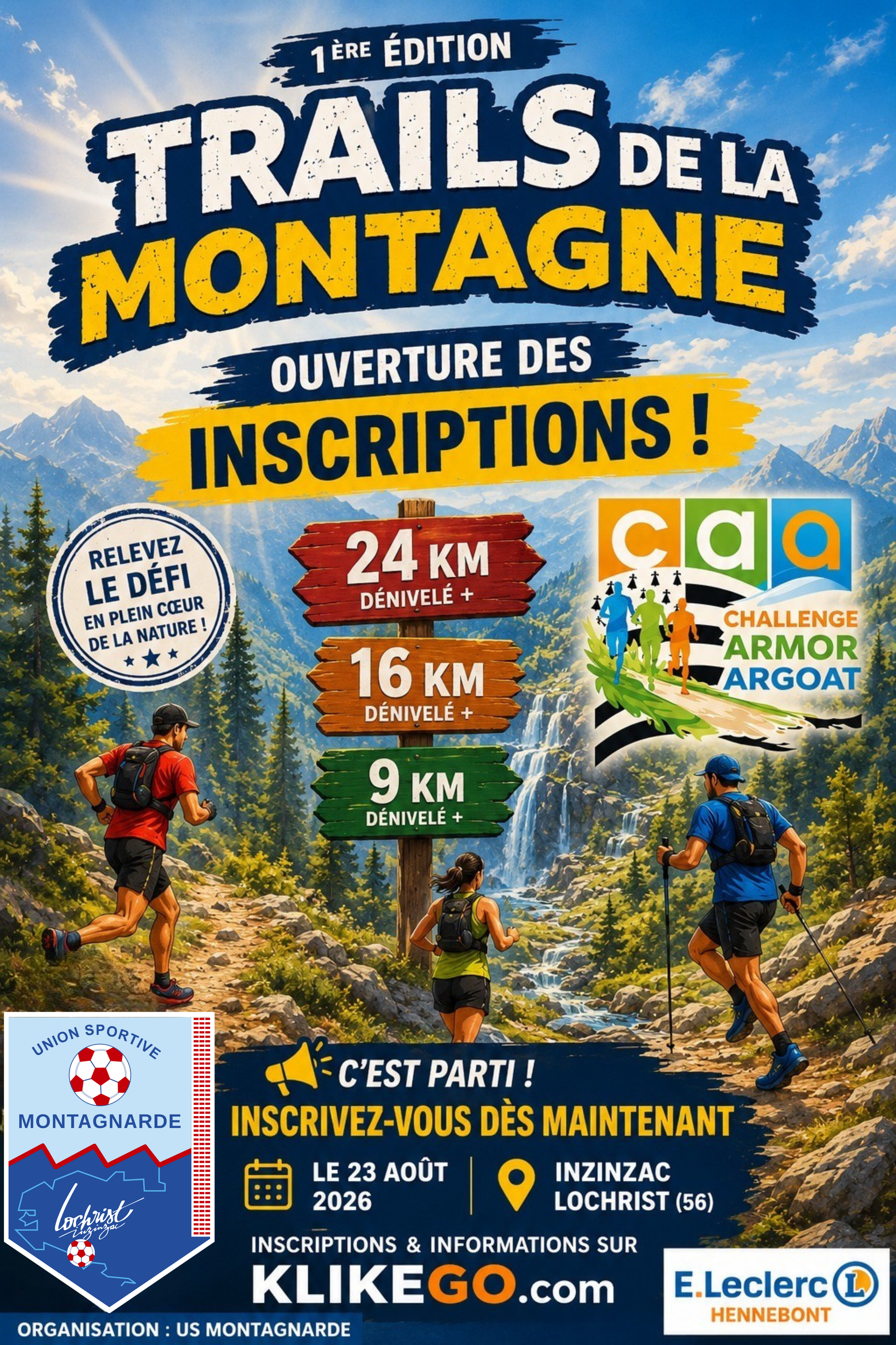 Image de l'article Trail de l’US Montagnarde : rendez-vous le 23 août 2026